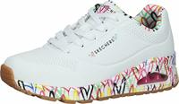 Skechers Uno liefdevolle liefde dames Sneaker, White, 36 EU