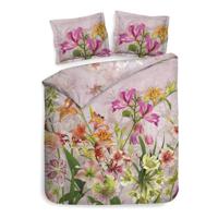 Heckett & Lane Tina Dekbedovertrek - 2-persoons (200x200/220 Cm + 2 Slopen) - Katoen Satijn - Cashmere Pink