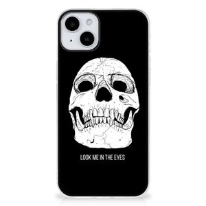 Silicone Back Case iPhone 15 Skull Eyes