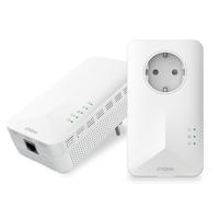 STRONG Powerline WiFi 1000 Duo, 1000 Mbit/s, high-speed WLAN-adapter, tot 300 m bereik, PowerLAN-set, internet via stopcontact, wifi-hotspotset, ethernet-aansluiting