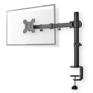 Nedis MMSIS110BK Monitorbeugel Voor Bureaus 1 Scherm(en) 15 - 32 " 75x75 / 100x100 Draai- En Kantelbaar