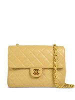 CHANEL Pre-Owned sac porté épaule Classic Flap (1990) - Tons neutres