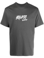 Axel Arigato t-shirt à logo imprimé - Gris - thumbnail