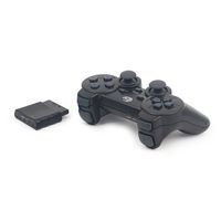 Gembird JPD-WDV-01 game controller Zwart RF Gamepad PC, Playstation 2, Playstation 3 - thumbnail