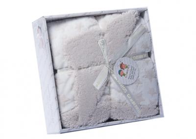Gamberritos babydeken sterren 80 x 110 cm fleece beige/wit