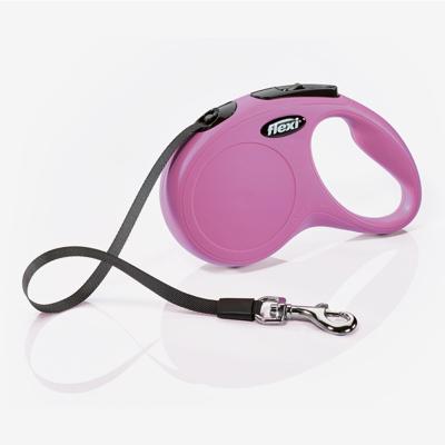 Flexi New Classic Band Roze - 5M S - 5 meter - < 15 kg Flexi Roos