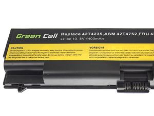 Green Cell LE05 laptop reserve-onderdeel Batterij/Accu