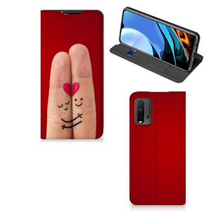 Xiaomi Poco M3 | Redmi 9T Hippe Standcase Liefde - Origineel Romantisch Cadeau