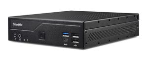 Shuttle Slim PC DH610S , S1700, 1x HDMI, 1x DP , 1x 2.5" , 2x M.2, 1x LAN (Intel 1G), 24/7 permanent gebruik, incl. VESA