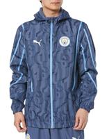 Puma Heren Manchester City Pre Match Jas 2024 2025 Volwassenen, Blauw, M