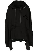 Mostly Heard Rarely Seen hoodie Warped à effet usé - Noir - thumbnail