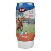 TRIXIE Premio Hondenlekkernij Premio 31761 Hondenleverworst, XXL, 300 g, premium lekkernijen voor honden, glutenvrij, zonder granen en suiker, smakelijke beloning voor training en thuis