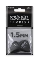 Ernie Ball 1.5 mm Black Standard Prodigy Picks 6-Pack