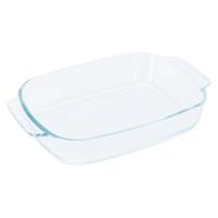 Ovenschaal van glas - ovaal - 2 Liter - 30 x 20 x 6 cm - vaatwasser bestendig