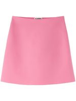 Jil Sander jupe courte trapèze à taille haute - Rose - thumbnail