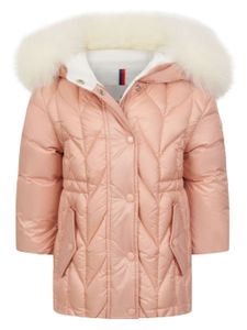 Moncler Enfant doudoune Ekin à capuche - Rose