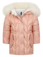 Moncler Enfant doudoune Ekin à capuche - Rose