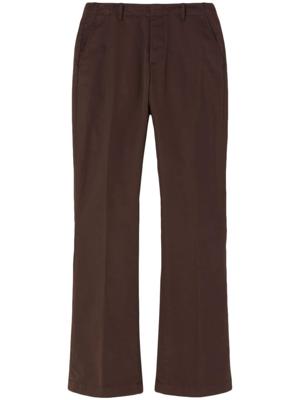 RE/DONE Flared broek - Bruin RE/DONE Flared broek - Bruin