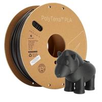 Polymaker 70821 PolyTerra PLA Filament PLA 2.85mm 1000g Schwarz (matt) 1St.
