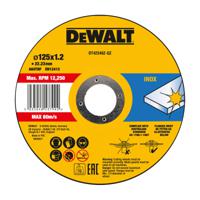 DEWALT Doorslijpschijf Roestvrij staal DT42340Z-QZ doorslijpschijf Ø 125 mm, boring 22.23 mm, A 60 TBF