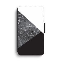 Combinatie marmer: iPhone XS Max Flip Hoesje