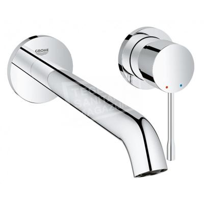 GROHE Essence New Wastafelkraan Inbouw - uitloop 23cm - L size - zonder waste - chroom 19967001 GROHE Essence New Wastafelkraan Inbouw - uitloop 23cm - L size - zonder waste - chroom 19967001