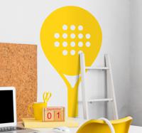 Stickers sport Eenkleurig padelracket - thumbnail