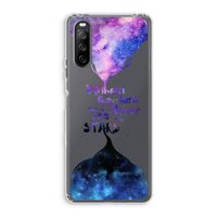 Stars quote: Sony Xperia 10 III Transparant Hoesje - thumbnail