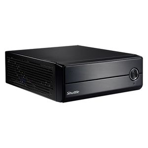 Shuttle XPC slim Barebone XH610V - S1700, Intel H610, 1xDP, 1xHDMI, 1x VGA, 2x COM (RS232), 2x LAN (2.5G and 1G), 1x slim 5.25", 2x 3.5", 2x M.2, 24/7 permanent gebruik