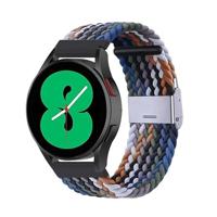 By Qubix - Braided nylon bandje - Multicolor Dark - Compatible met Xiaomi Redmi Watch 5 Active/Redmi Watch 5 Lite - Compatible Xiaomi bandje