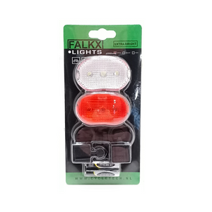 Falkx FALKX LED verlichting set MTB, (hangverpakking).