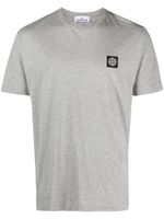 Stone Island t-shirt en coton à motif Compass - Gris - thumbnail