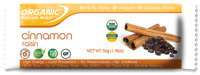 Organic Food Bar Biologische Cinnamon Raisin Bar 50 Gram