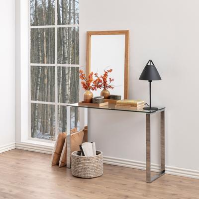 Bendt Glazen Sidetable Lone - chroom Bendt Glazen Sidetable Lone - chroom