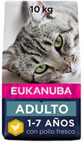 Eukanuba Kattenvoer Adult kip en lever (10 kg)