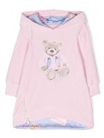 Lapin House robe-sweat à imprimé teddy bear - Rose - thumbnail