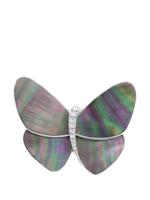 Van Cleef & Arpels broche Envolées Précieuses Papillon en or blanc 18ct ornée de diamants (années 2010) - Argent