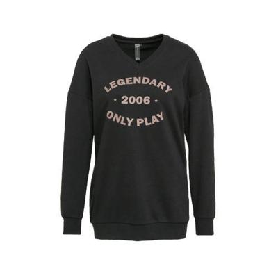 ONLY PLAY sportsweater Jara zwart/taupe
