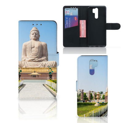 Xiaomi Redmi 9 Flip Cover Boeddha