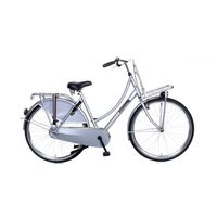 Popal | Damesfiets | Daily Dutch Basic 28' :: Zilver :: 28 inch 57 cm | Staal | Zilver
