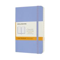 Notitieboek Moleskine pocket 90x140mm lijn soft cover hydrangea blue