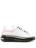 Alexander McQueen Oversized transparent sole sneakers - Blanc