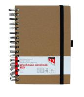 Notitieboek quantore a5 sp lijn 192blz 80gr kraft | 3 stuks