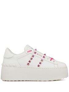 Valentino Garavani baskets Rockstud Untitled à plateforme - Blanc