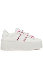 Valentino Garavani baskets Rockstud Untitled à plateforme - Blanc - thumbnail