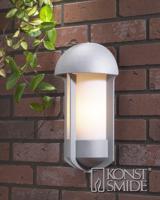 Konstsmide Tyr 510-312 Buitenlamp (wand) Spaarlamp, LED E27 60 W Zilver