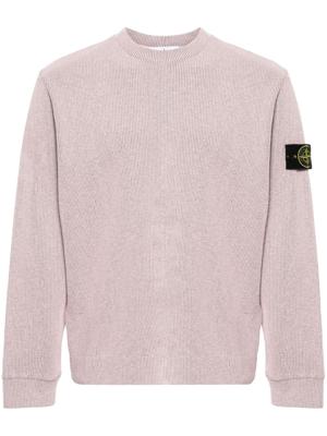 Stone Island Ribgebreide sweater - Roze
