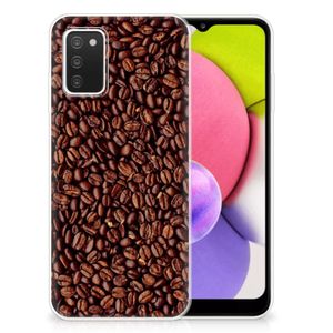 Samsung Galaxy A03S Siliconen Case Koffiebonen