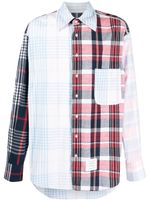 Thom Browne chemise à carreaux - Rouge