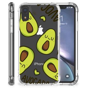 Apple iPhone Xr Stevig Bumper Hoesje Avocado Singing